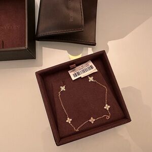 Roberto Coin 18K Rose Gold Verona Love Diamond Necklace